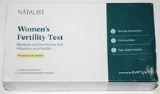 NATALIST Women's Fertility Test 5 Hormones Physician Reviewed Exp 05/26 NEW