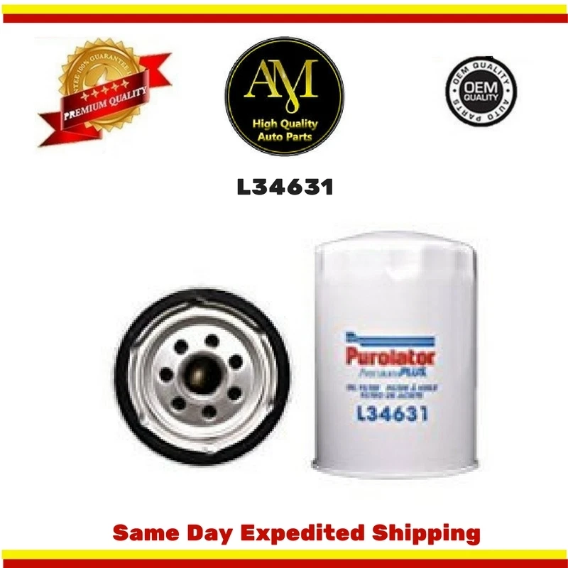 L34631 Oil Filter for Chevrolet Express 1500 Savana 3500 C3500HD C2500 6.5L 7.4L - Image 2 of 2