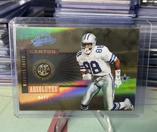 2005 Playoff Absolute Michael Irvin Canton Absolutes Platinum Blue 08/25 Cowboys