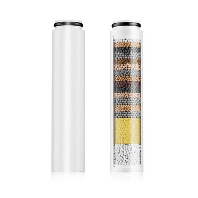 2 Stück 20 Stufen Duschkopf Filter Ersatzkartusche für ASIN