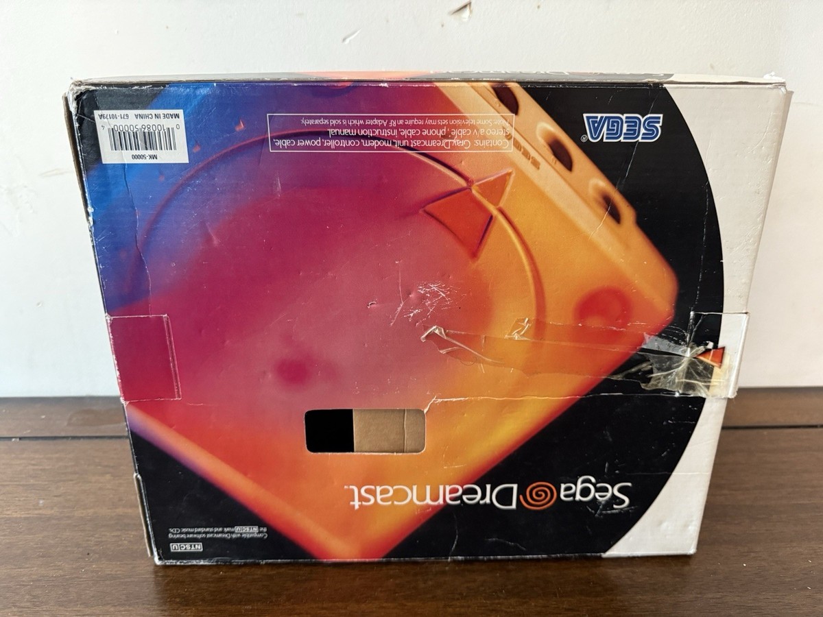 Sega Dreamcast Console Complete In Box - Tested Working