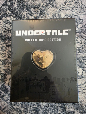 Undertale Collectors Edition mit 14k Gold Spieluhr Medaillon PS4 Brandneu Sealed