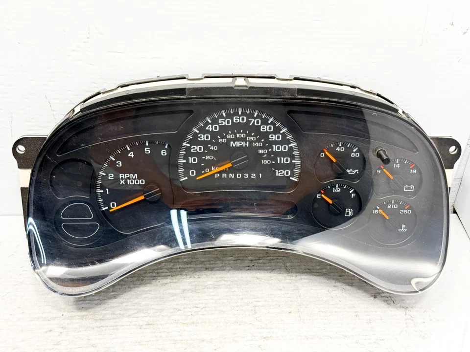 06-07 SILVERADO SIERRA INSTRUMENTO VELOCÍMETRO CALIBRE CLÚSTER 15105687 176K OEM Foto 4 de 4