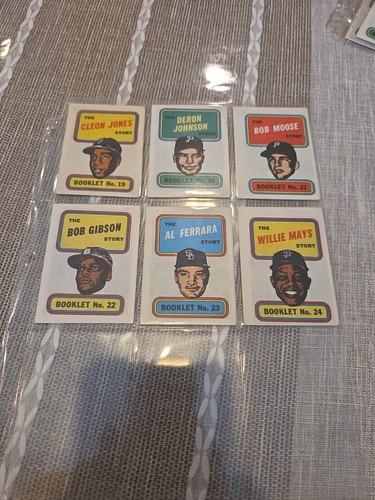 Vintage 1970 Topps Baseball The Story Booklet Comic COMPLETE SET of 24 EXMT Rare - Picture 5 of 6
