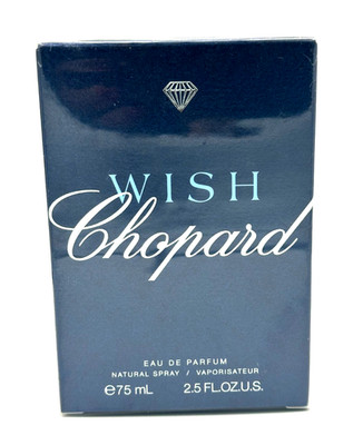 Wish By Chopard Eau De Parfum Spray For Women ~ 75 ml / 2.5 oz ~ Seal ~