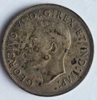 1937 Canadian Voyageur Dollar King George VI 80% Silver