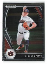 2021 Panini Prizm Draft Picks Richard Fitts #PDP183 Auburn Tigers