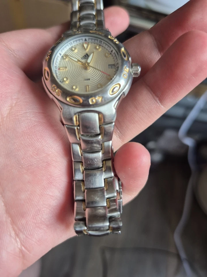 Retro Adidas Stainless Steel Womens Wristwatch 316L Silver - Image 4 of 4