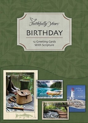 ''His Gifts'' - Birthday Greeting Cards - KJV Scripture - (Box of 12)