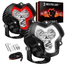3 4.5 6 Led Pods Lights Spot Flood Beam Waterproof For Offroad Truck Atv 3 4.5 6 Led Pods Lights Spot Flood Beam Waterproof For Offroad Truck Atv