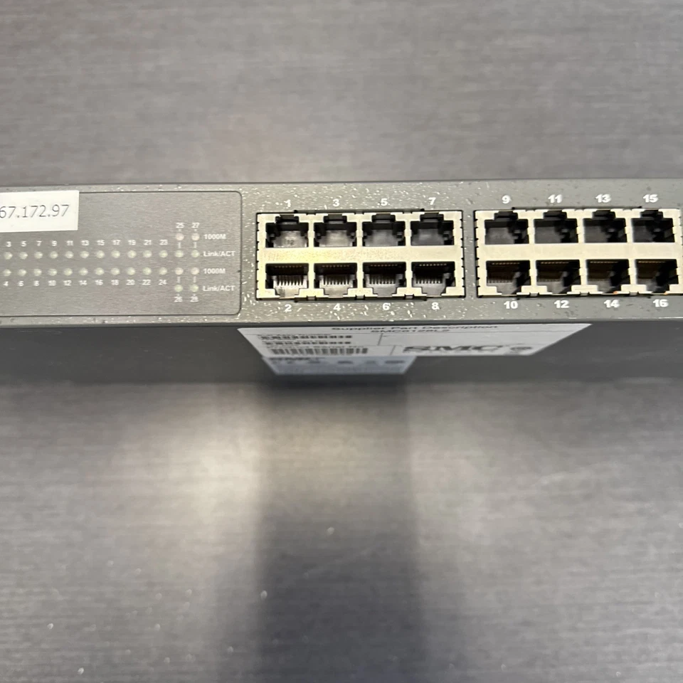 SMC Network TigerSwitch 10/100 Ethernet Switch SMC6128L2 - Image 3 of 4