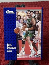 1991-92 Fleer Basketball James Donaldson Dallas Mavericks #44