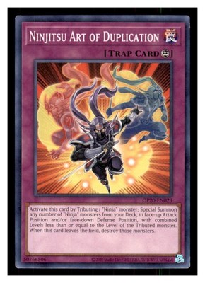 Yugioh Ninjitsu Art of Duplication OP20-EN023 OTS Tournament Pack 20 LP