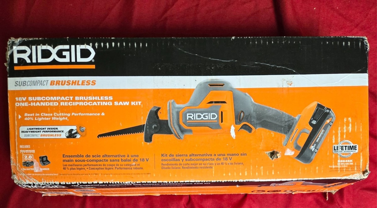 Reciprocating Saw 18v Sub Compact Ridgid RIDGID Brushless One