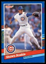 Shawn Boskie 1991 Donruss #241 Chicago Cubs MLB READ FREE SHIPPING AutographDen