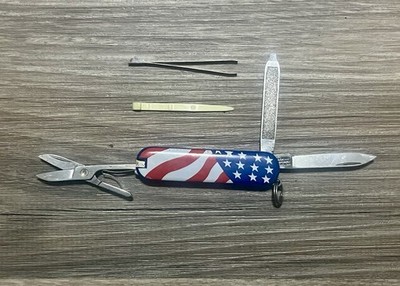 Victorinox Classic SD American Flag Swiss Army Knife 58mm Keychain