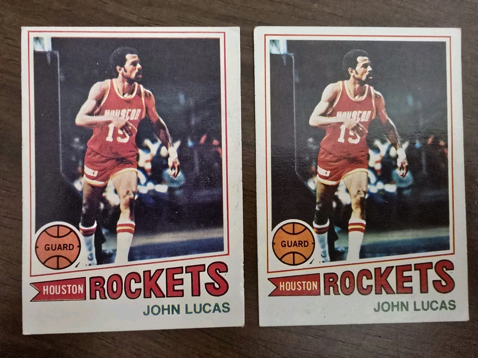 JOHN LUCAS  1977-78 Topps  #58  RC  Houston Rockets LOT Of 2 Cards