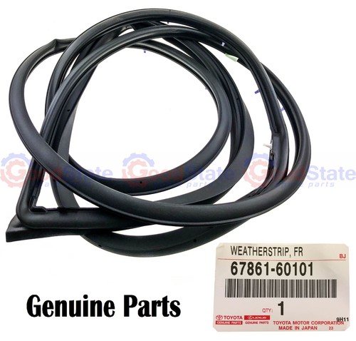 Genuine Toyota LandCruiser HZJ105 HDJ101 Front RH & LH Door Weatherstrip Rubber - Picture 4 of 5