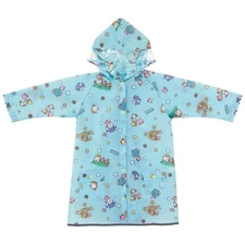 Skater Rain Poncho for Children Ryuk fits school backpacks Kirby and Friends