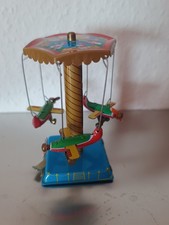 Karussell, Blechspielzeug, modernes Replikat / Nostalgie-Spielzeug