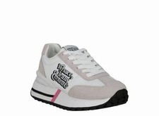 Versace Jeans Couture White Beige Pink Black 7SVA5SH1 Men Sneakers