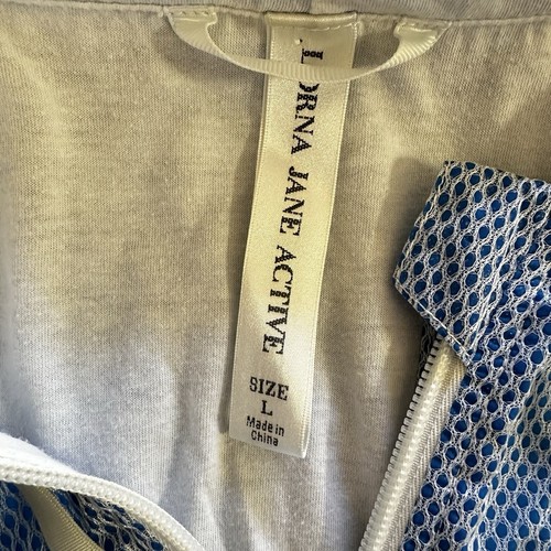 Lorna Jane Women’s Active Full Zip Hoodie Mesh Blue Size XL - Foto 7 di 13