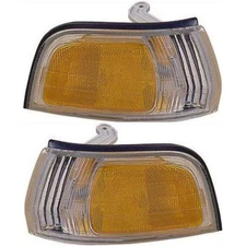 Side Marker Parking Corner Light Set For 1992-1993 Honda Accord Left and Right
