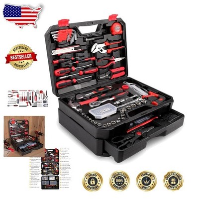 Complete 325 Piece Tool Set, High-Quality Carbon Steel, Home & Auto Repair Ready