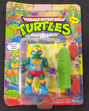 VINTAGE 1991 PLAYMATES TMNT UNPUNCHED SKATEBOARDIN' MIKE MICHELANGELO NEW SEALED