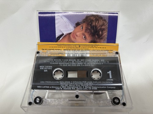 Luis Miguel 1987 "Soy Como Quiero Ser" Cassette Tape - Picture 4 of 4