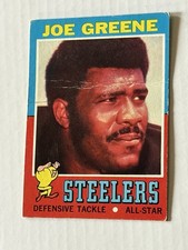 1971 Topps - Joe Greene #245 (RC) Pittsburgh Steelers North Texas