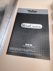 Vectrex STAR CASTLE Vintage Rare Video Game Cartridge Complete in Box CIB WORKS