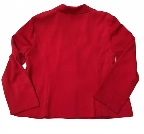 Koret Petite Plus Size Red Top Black Trim - Picture 4 of 4