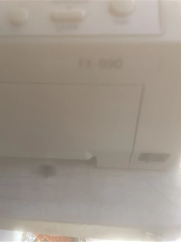 Impresora de matriz de puntos Epson FX-890 P361A USB Ethernet con todas las bandejas y cable de alimentación Foto 2 de 4