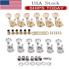 6R Guitar String Inline Tuning Pegs Locking Tuners Keys Heads for Strat ST Tele