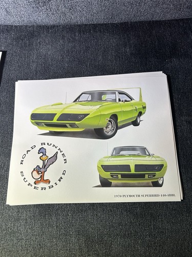 Vintage Chrysler Plymouth Dodge AMC Dealer Showroom Art Complete 16 Print Set - Picture 13 of 18
