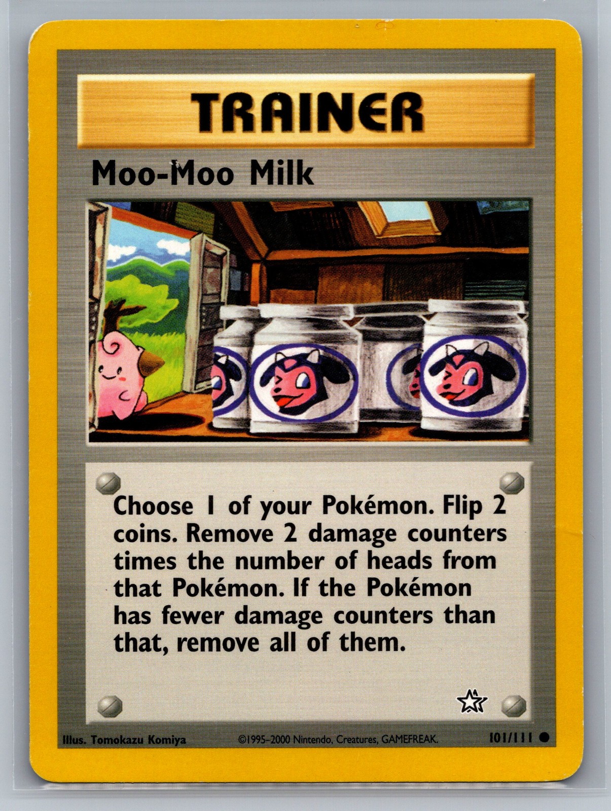 Moo-Moo Milk Neo Genesis #101/111 Common Pokemon Card