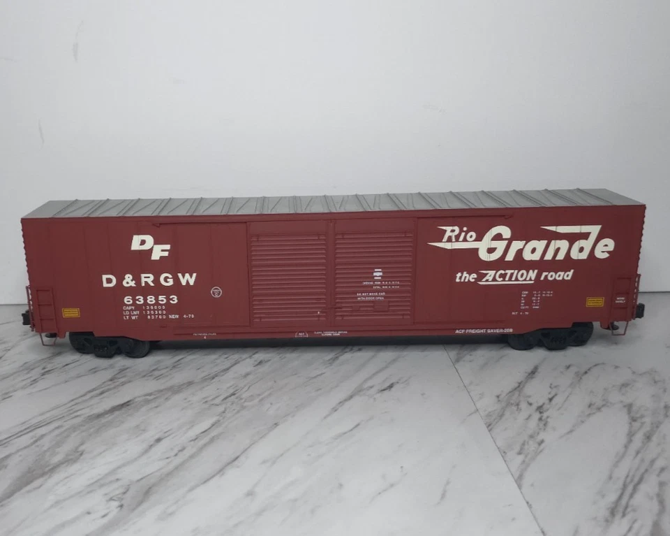 Atlas 6552-2 ACF 60’ Rio Grande Western DD Auto Parts Boxcar 3-Rail W/ BOX *READ - Image 3 of 4