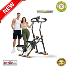 Stair Stepper for Home Gym w/ 3-Level Resistance & Height With Digital Tracker