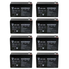 UPG 12V 9Ah Battery for Omni LCD 900VA UPS Tower - 8 Pack