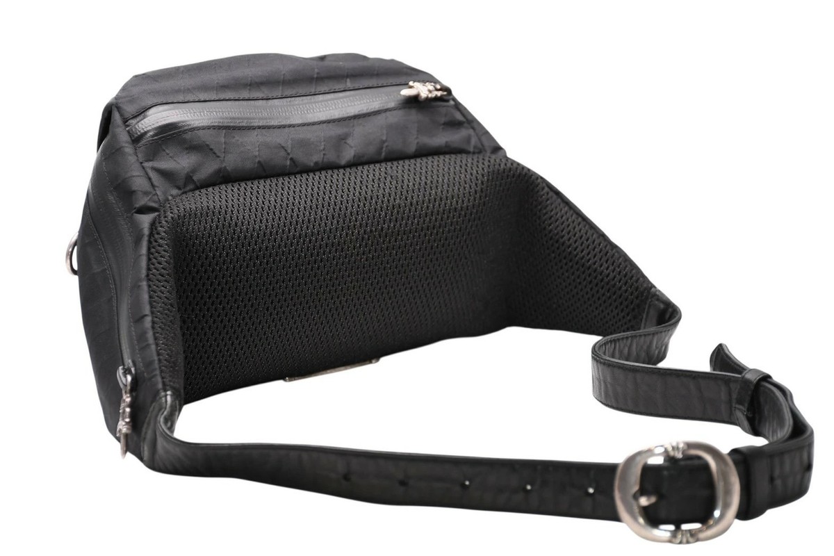 Chrome Hearts SNAT PACK #1 LRG NYLON Snat Pack Large Body Bag Blac