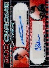 2025 Leaf Ike Irish Caden Bodine Optichrome Baseball Dual Auto Red /2
