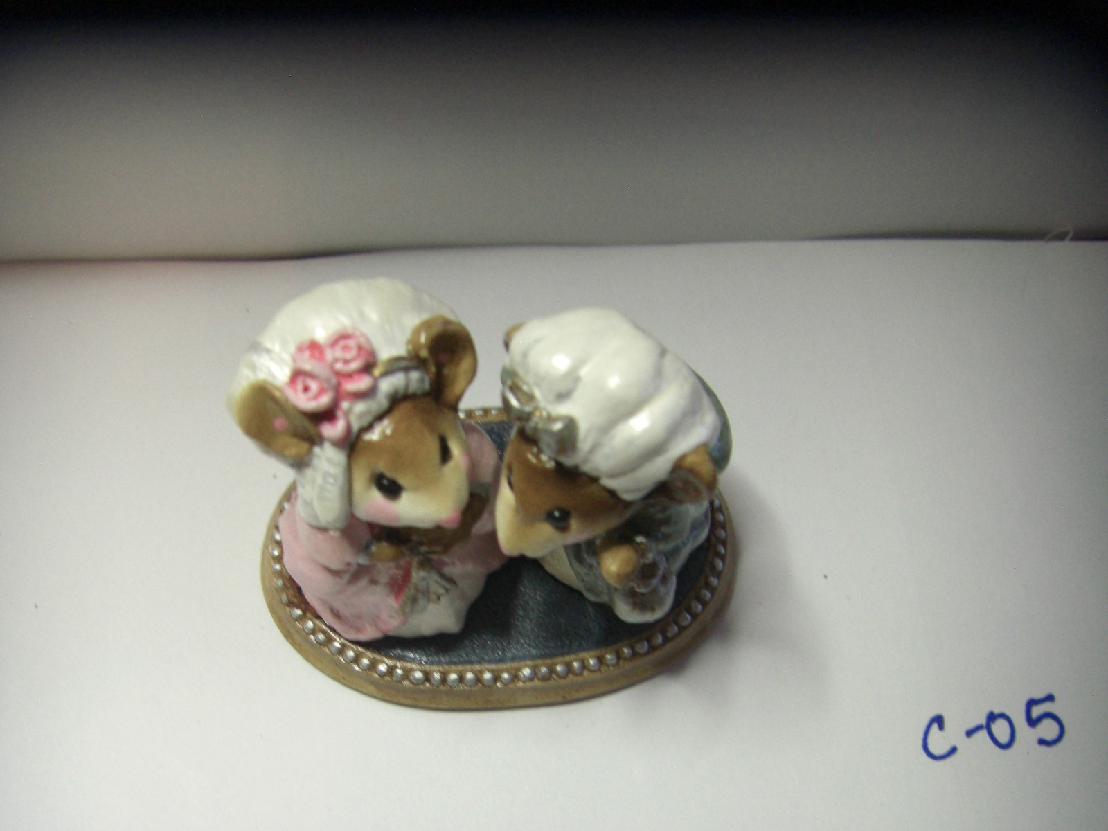 1988 Wee Forest Folk Mouse Cinderella Wedding Mice Lot C05 C02 C1A C6  Peterson