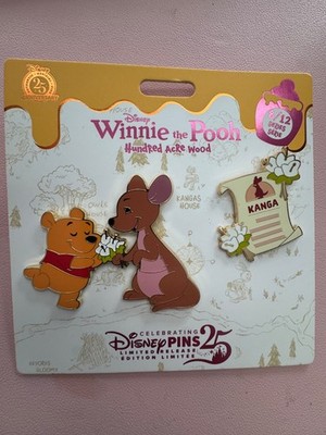 Winnie the Pooh and Kanga Pin Set 8/12  Hundred Acre Wood Series   August