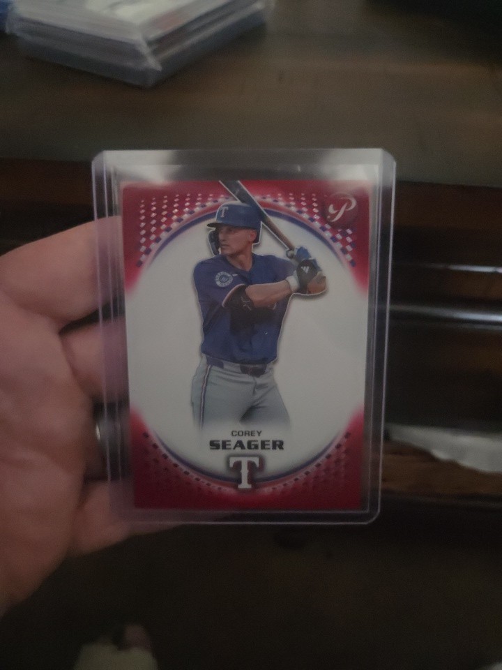 2026 Topps Pristine Corey Seager Red Refractor #2/5 #143