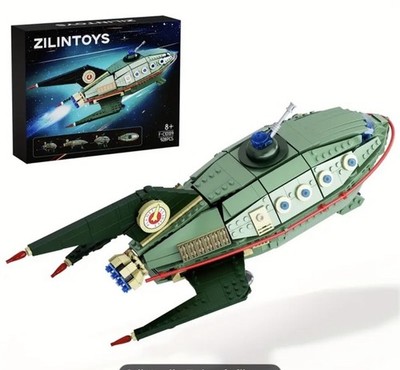 Futurama Planet Express Raumschiff OVP 928 Klemmbausteine MOC NEU Zilintoys