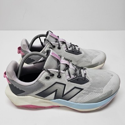 New Balance DynaSoft Nitrel v6 Trail Running Shoes Grey Womens Size 12 WTNTRLG6