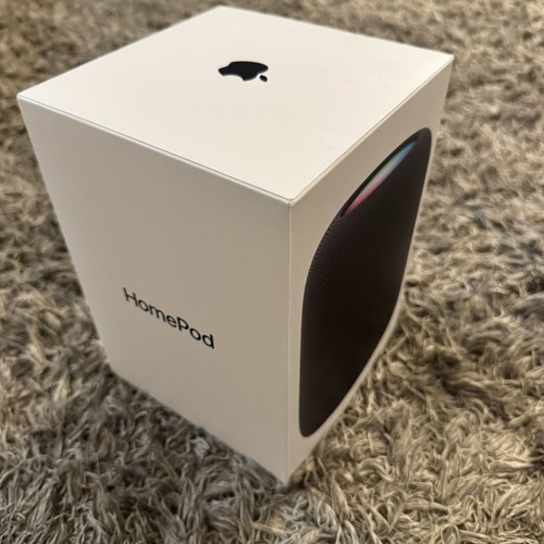 Apple HomePod Model A2825 MQJ73LL/A Midnight NO DEVICE OR ACCESSORIES BOX ONLY - Picture 3 of 6