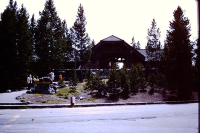 #ad AUG 1962 Norris Geyser Basin Museum Yellowstone Wyoming Kodachrome Slide BY I $7.99