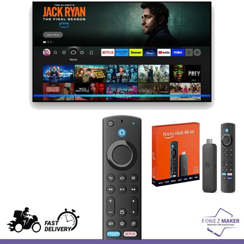 Amazon Fire 4K Max Ultra HD TV Stick With All New Alexa Voice Remote Streamer - Afbeelding 4 van 5